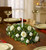 All White Holiday Centerpiece