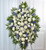 Blue & White Sympathy Standing Spray