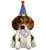 Oversize Birthday Puppy Mylar Balloon 37"