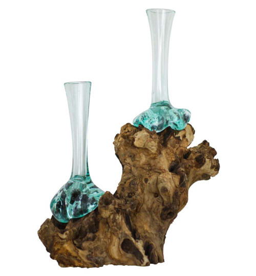 Cohasset Double Tall Skinny Vase on Gamal Root