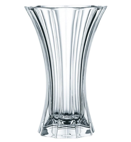 NACHTMANN Saphir Bavarian Crystal Vase 25cm