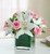 Modern Embrace™ Pink Rose And Lily Cube Bouquet - Small 91116S