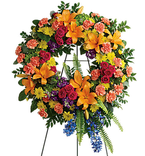 Colorful Serenity Wreath