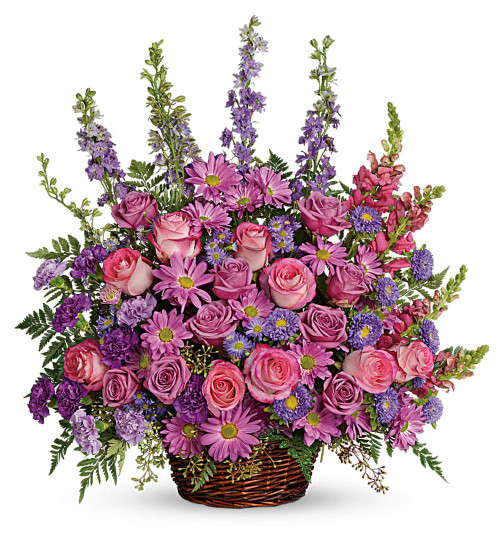 Gracious Lavender Basket