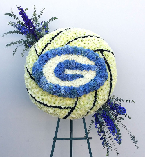 Personalized 3D Volleyball Standing Spray