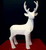 Tall Standing White Reindeer