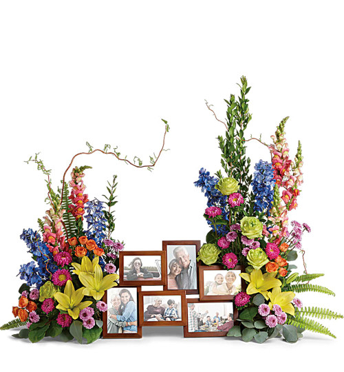 Loving Farewell Photo Tribute Bouquet