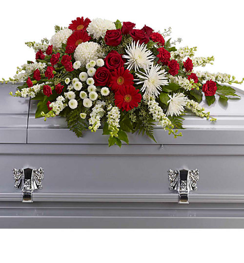 Strength and Wisdom Casket Spray